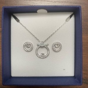 Swarovski Necklace and Earring Set